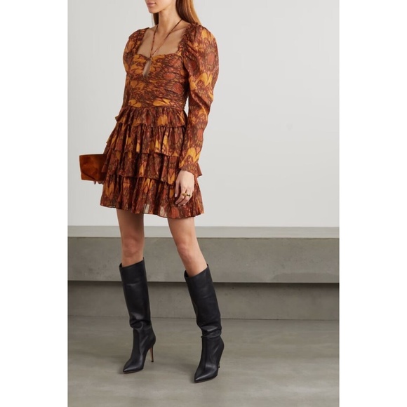 Ulla Johnson Naiya Dress, Ember, Size 4 - Picture 4 of 4